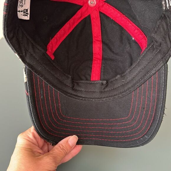 DISNEY PARKS Youth Distressed Mickey Mouse Strapback Hat - Picture 9 of 11